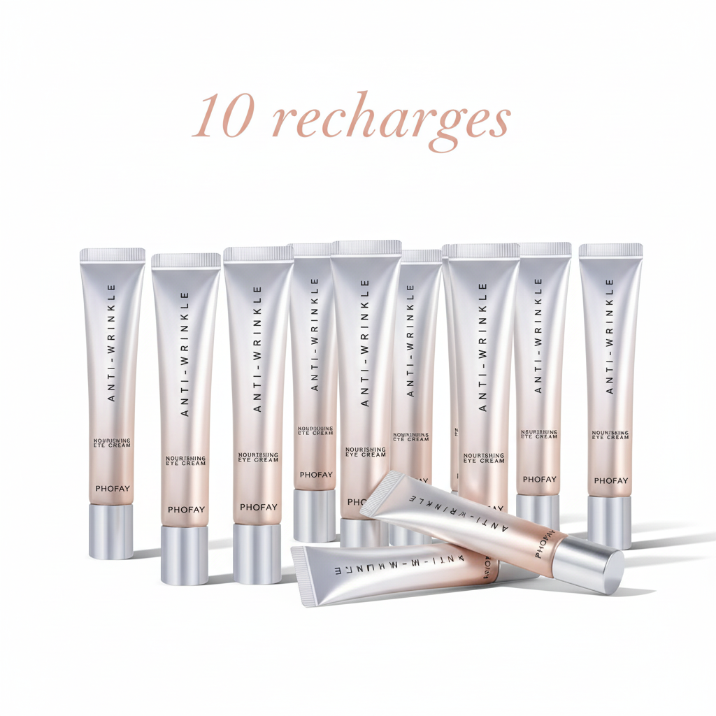 Crème Contour des Yeux Anti-Âge - Hydratation Intense & Massage Lissant