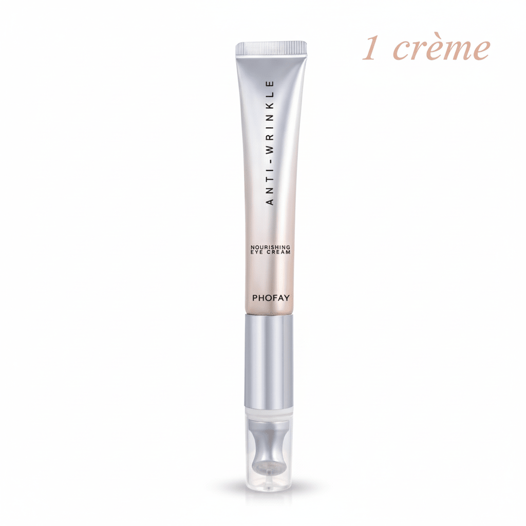 Crème Contour des Yeux Anti - Âge - Hydratation Intense & Massage Lissant - Reflets lumineux