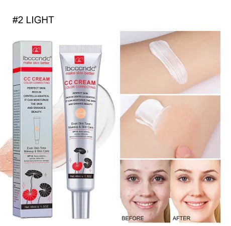 Fond de Teint Hydratant CC Crème à la Centella Asiatica - Reflets lumineux