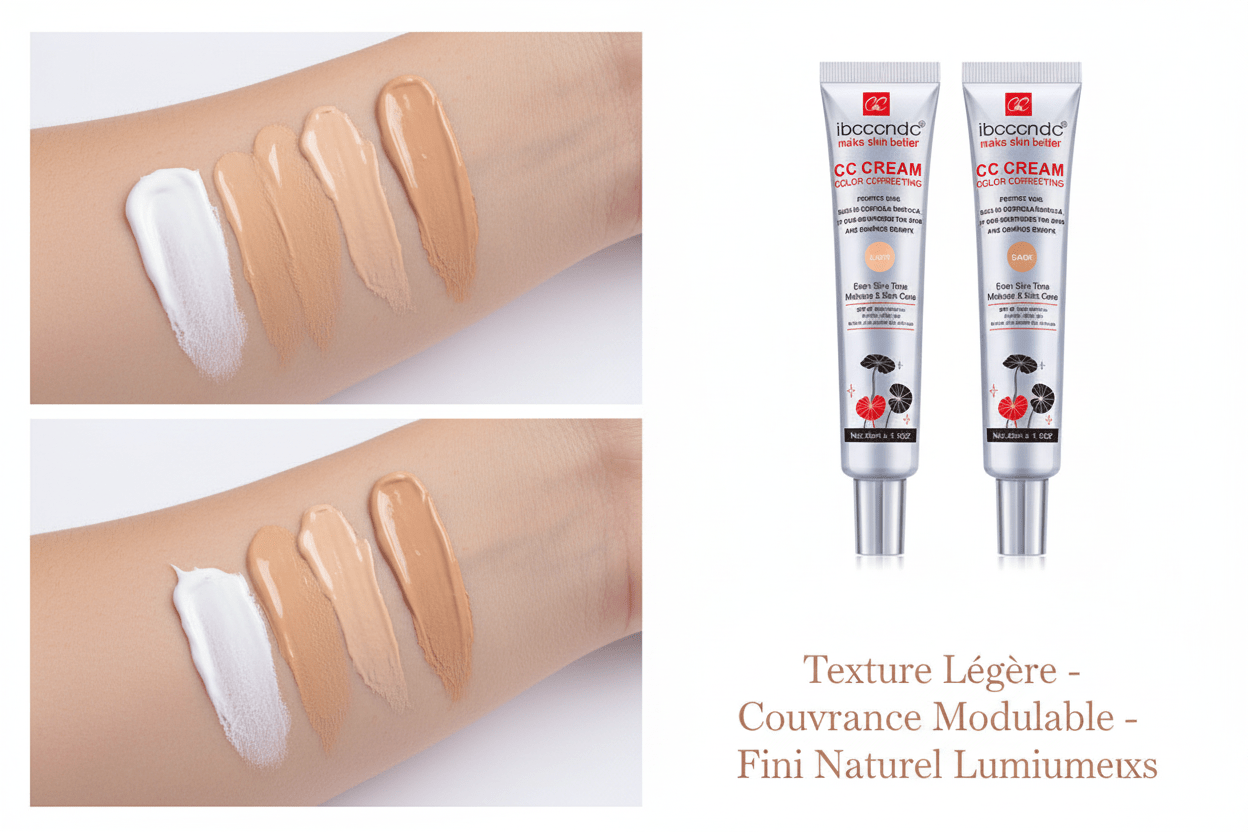 Fond de Teint Hydratant CC Crème à la Centella Asiatica - Reflets lumineux