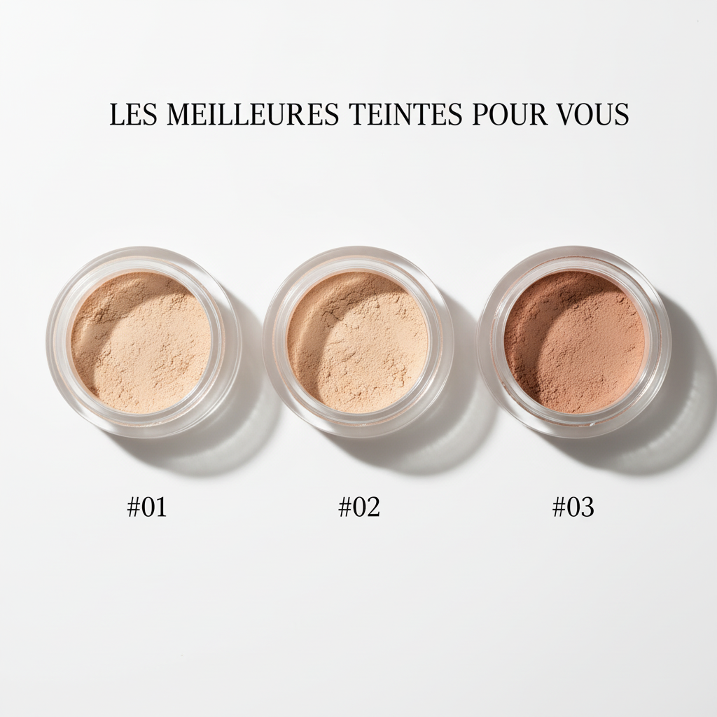 Guide teintes poudre naturel
