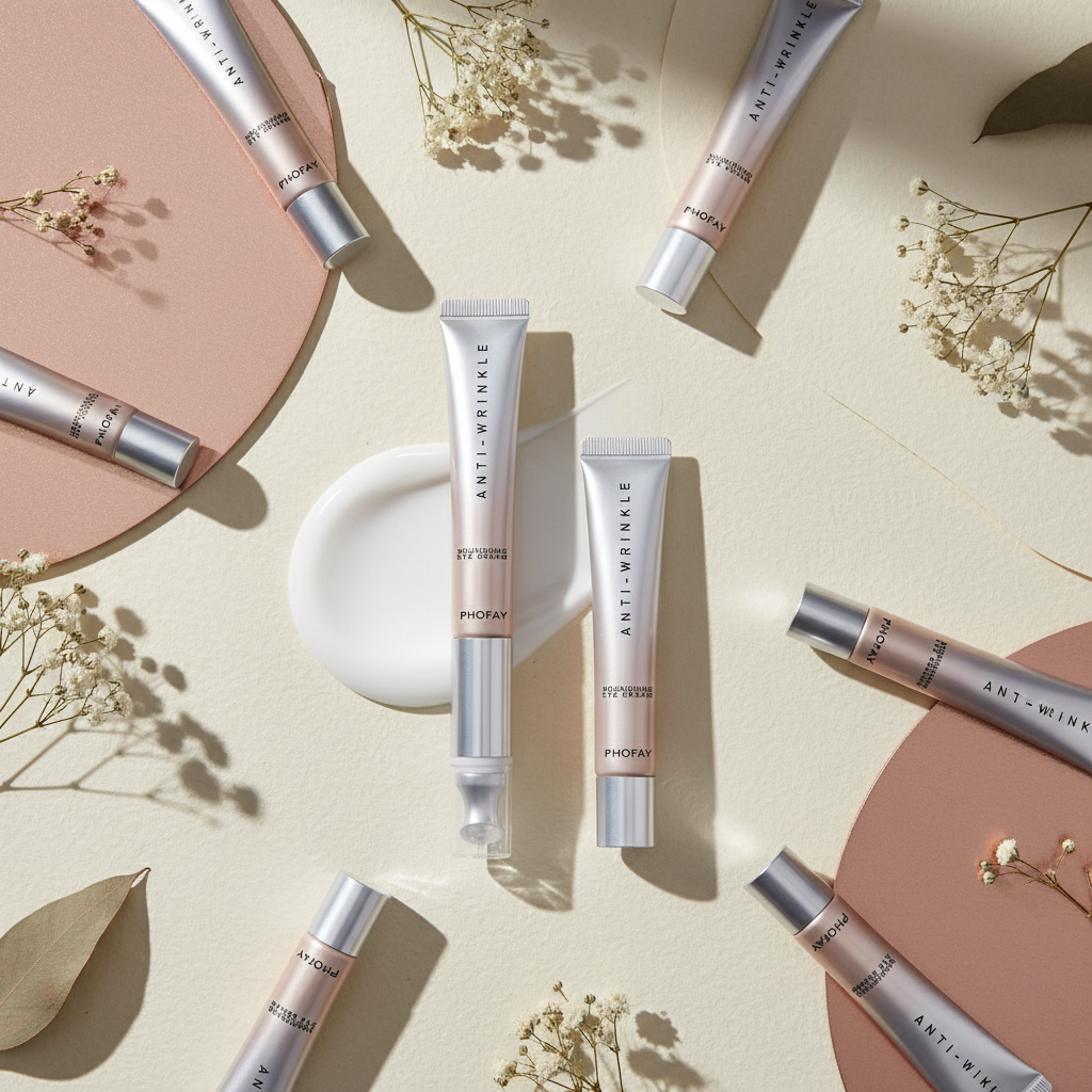 Crème Contour des Yeux Anti-Âge - Hydratation Intense & Massage Lissant