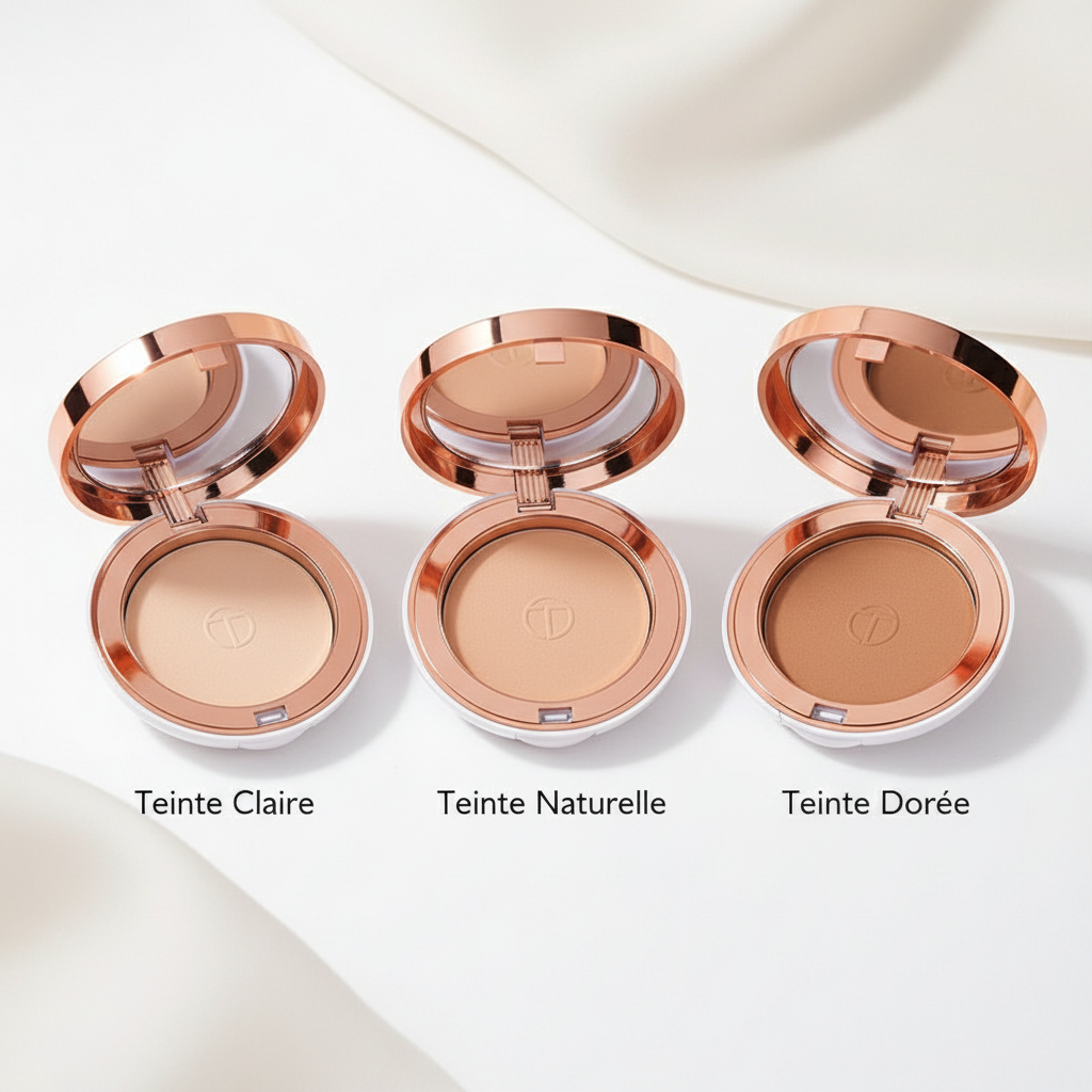 Les 3 teintes de poudre