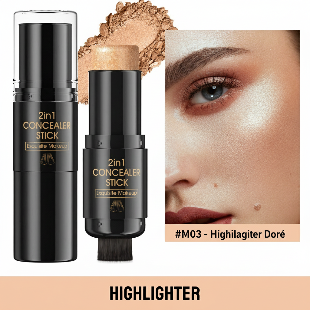 M03 Highlighter Doré - Réaliste