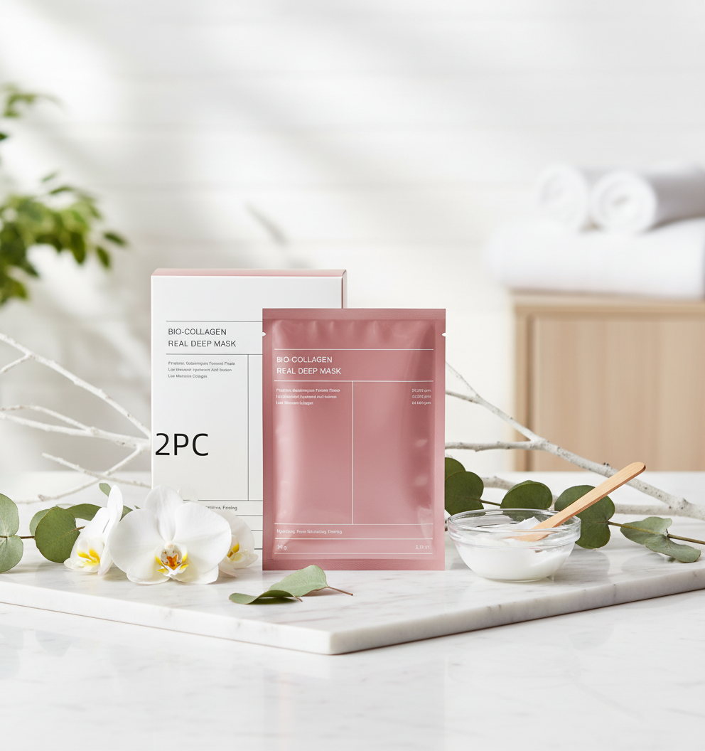 Masque visage ambiance spa