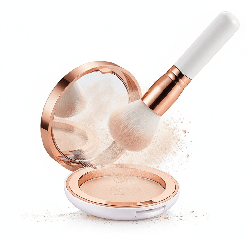 Poudre Matifiante Soyeuse - Fixateur de Maquillage Longue Tenue - Reflets lumineux