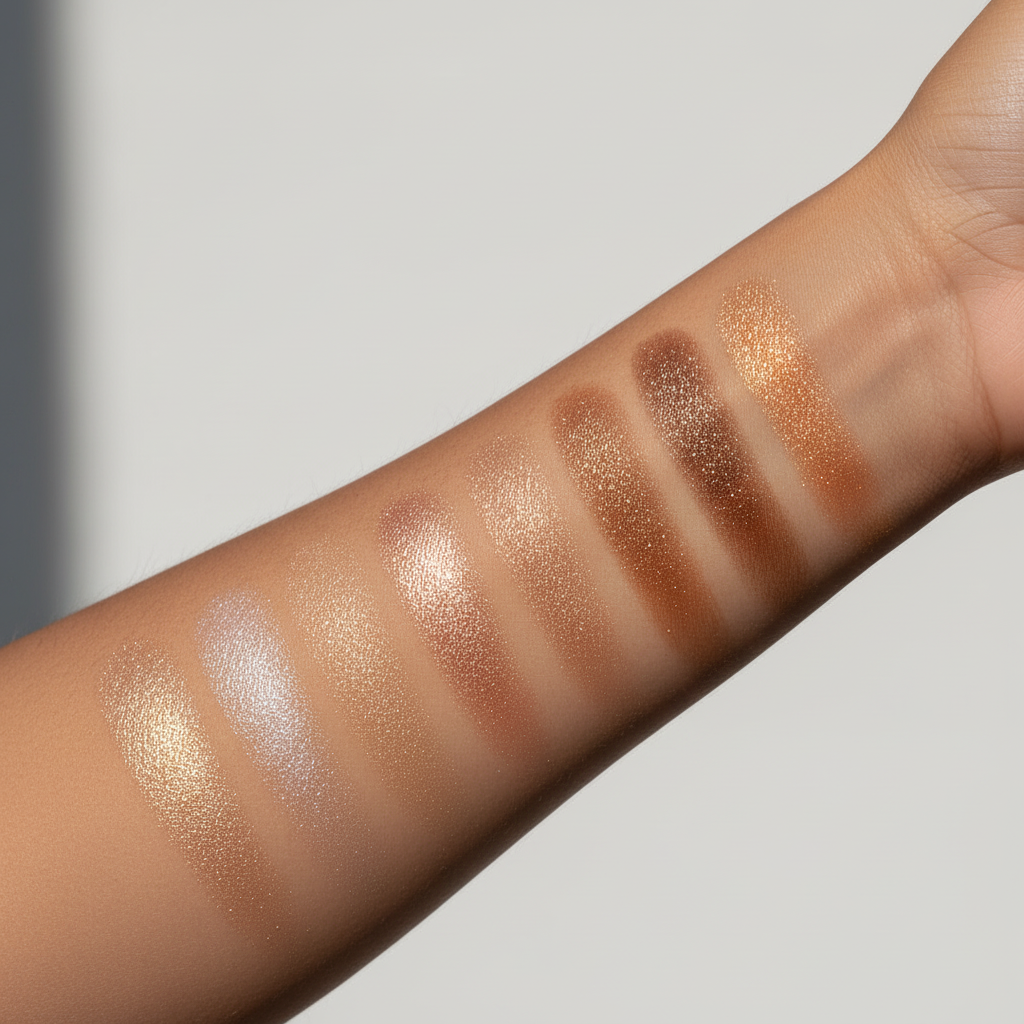 Swatches des teintes