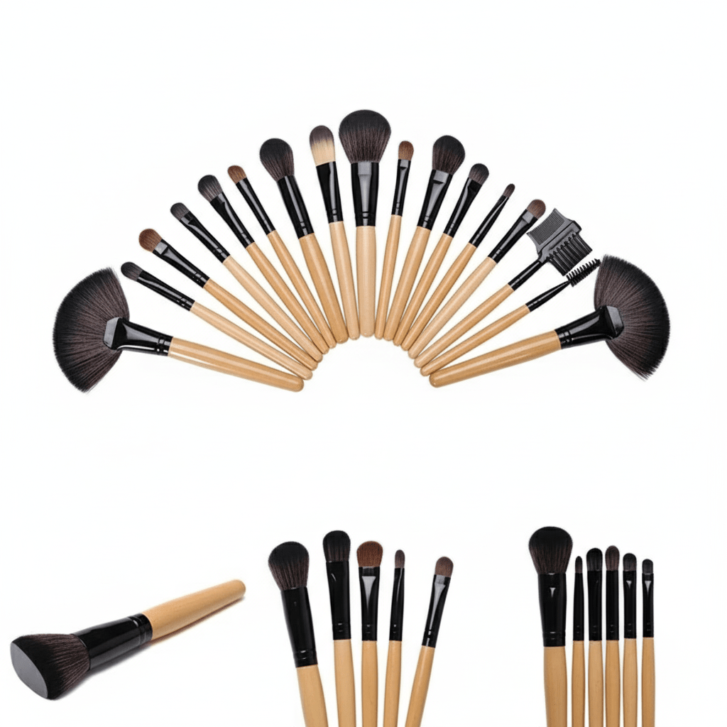 Trousse 24 Pinceaux Maquillage Professionnels | Reflets Lumineux - Reflets lumineux