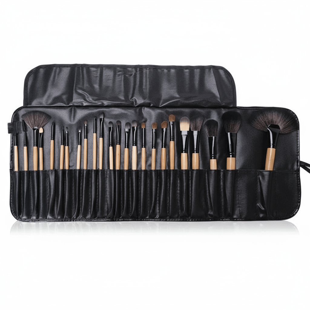 Trousse 24 Pinceaux Maquillage Professionnels | Reflets Lumineux - Reflets lumineux