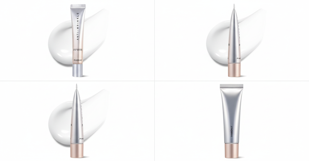 Tube de produit sous plusieurs angles